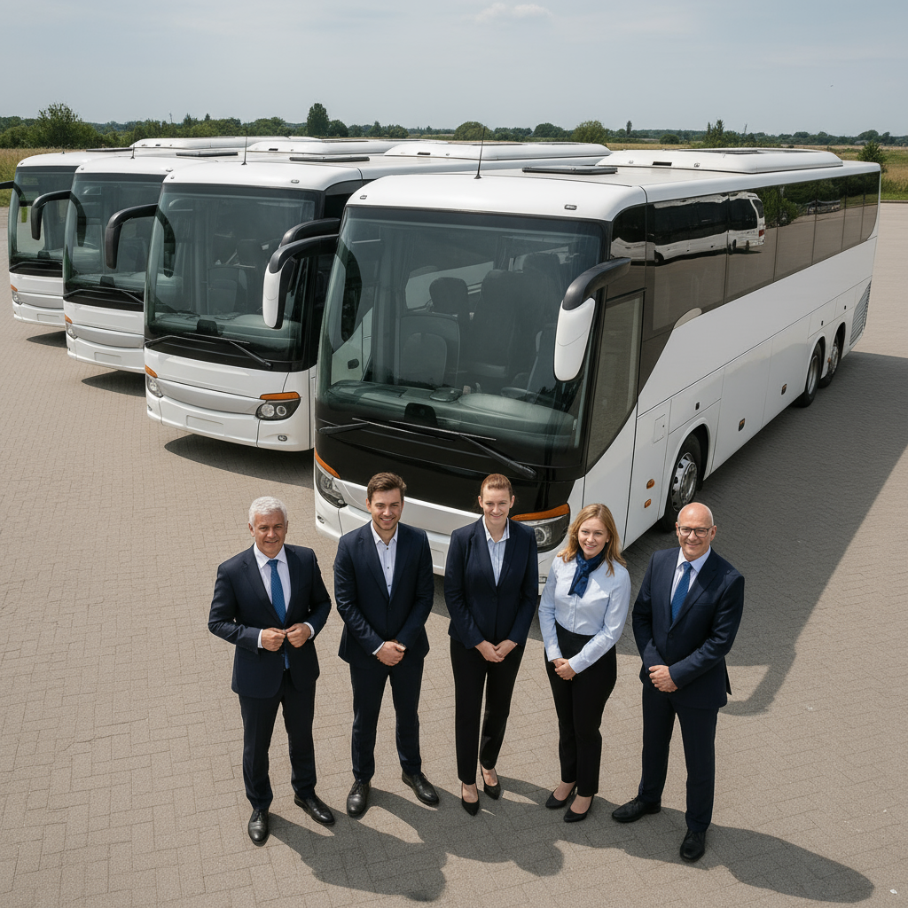 Netherlands Bus Rentals modern coach and minibus fleet in Netherlands